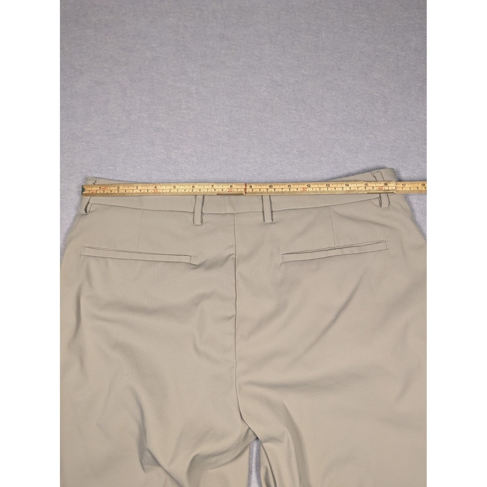 Theory Zaine SW Neoteric Pants Mens 33 Beige Slim Fit Chino Excellent - Picture 5 of 8